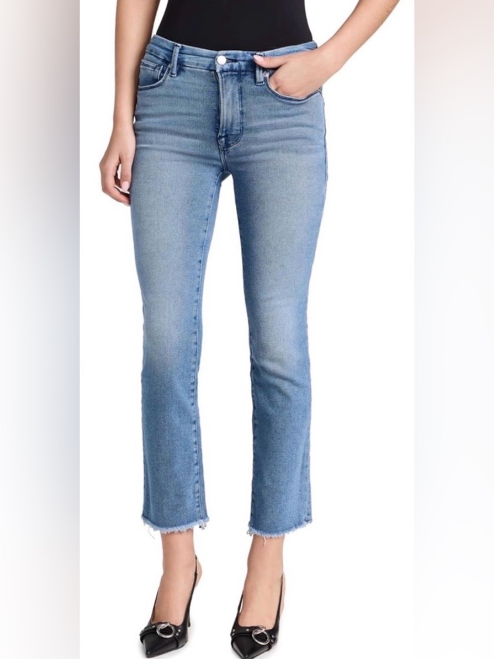 NWT GOOD AMERICAN
Good Legs Straight Leg Jeans 12